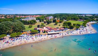 1. Have fun with Your kids at the Bijeca Beach in Medulin