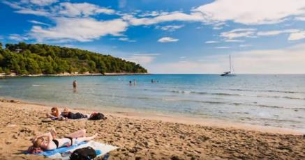 6. Swim in crystal clear sea at the Vela Przina beach on the island of Korcula